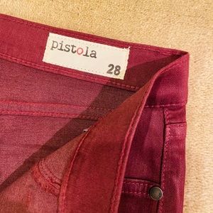 PISTOLA - RED WAXED JEANS - SIZE 28
